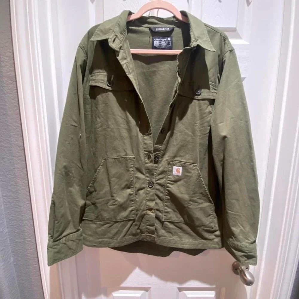 Vintage Carhartt green jacket, Size L